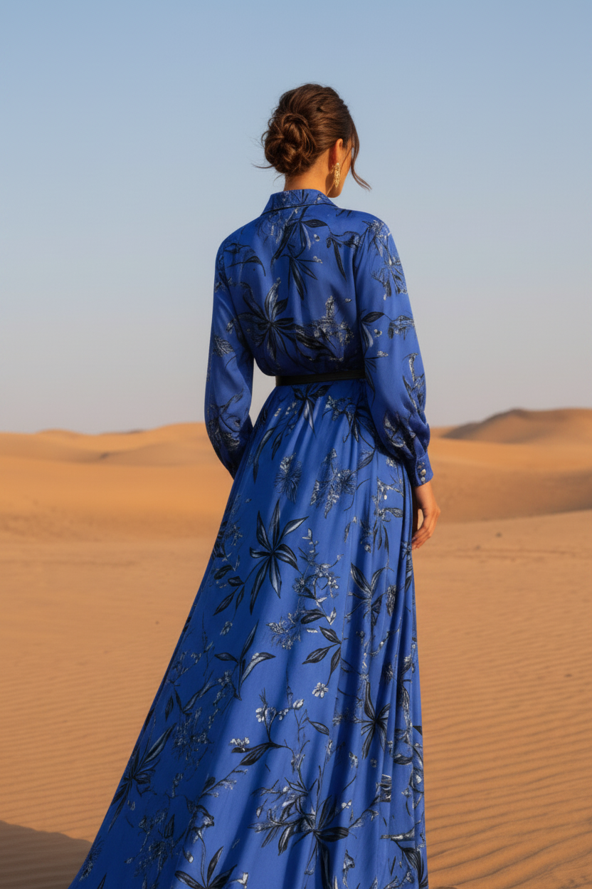 Botanica Blue Skirt Set