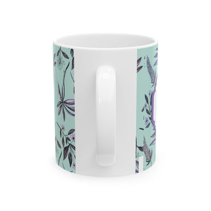 Ceramic Mug, Arabic Word 'SHUKR' Gratefulness Thanks, Original Artwork by Malik and Wolff, Coffee Cup, Tea Mug, Thankful Gift, Gratitude