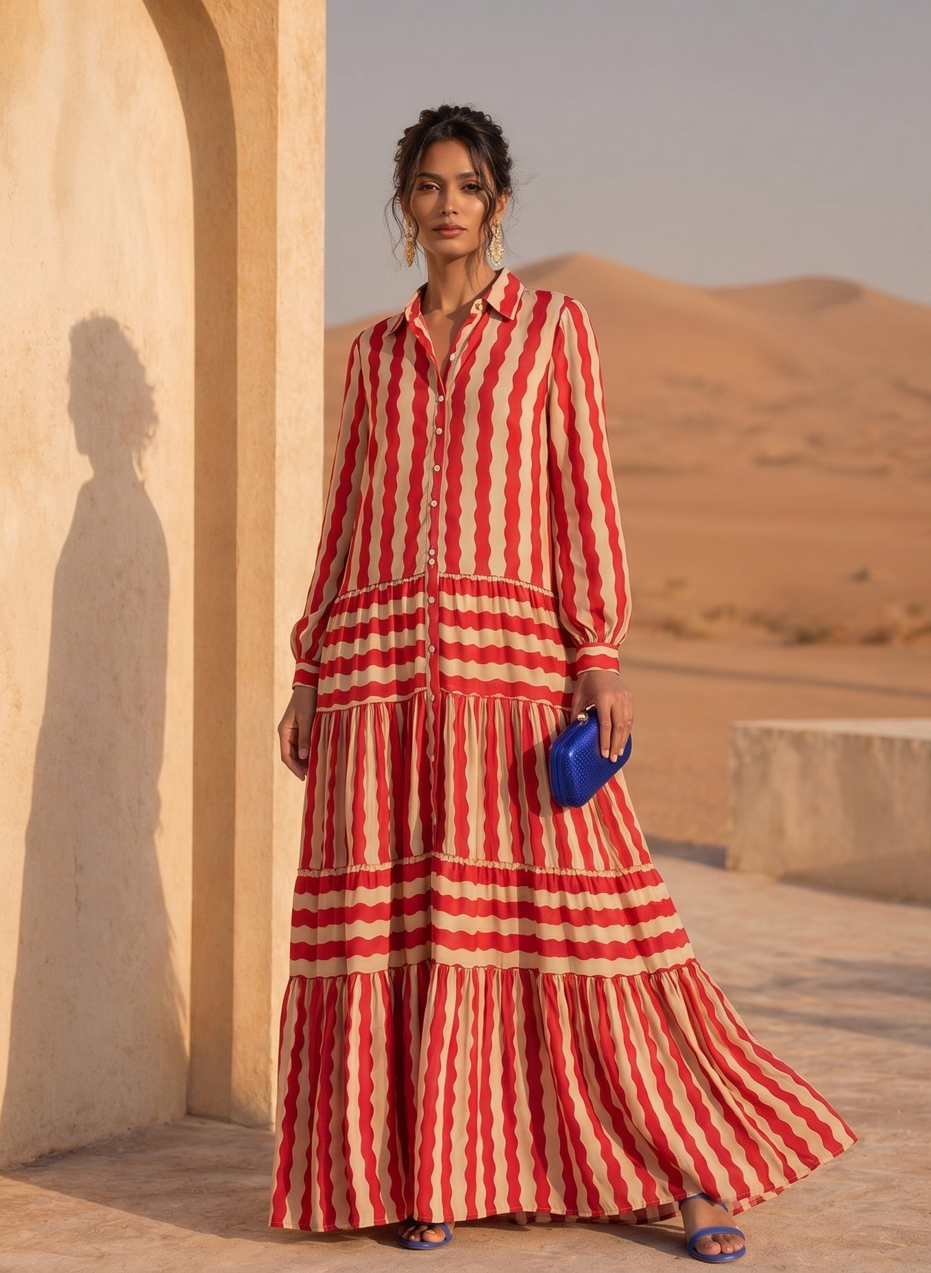 Scarlet Mirage Maxi Dress
