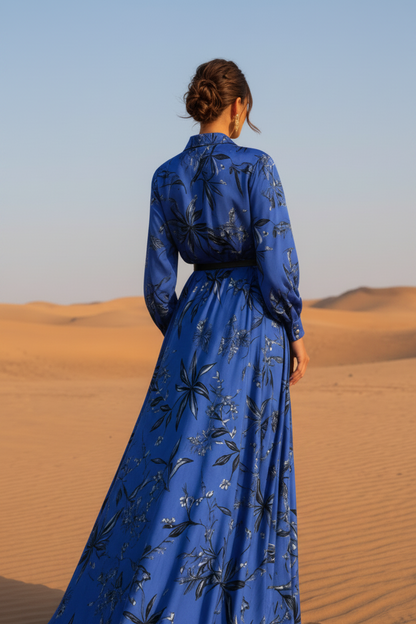 Botanica Blue Skirt Set