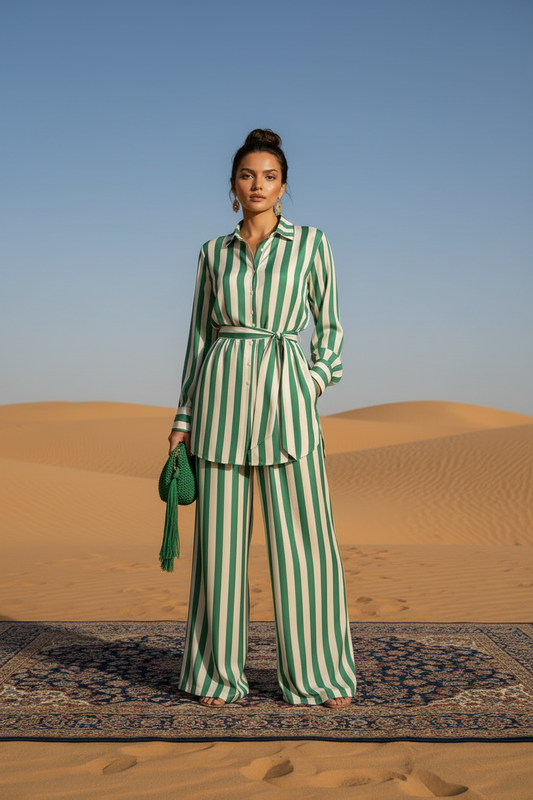 The Jade Stripe Set
