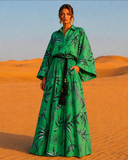 Singapore Botanica Shirt & Skirt Set
